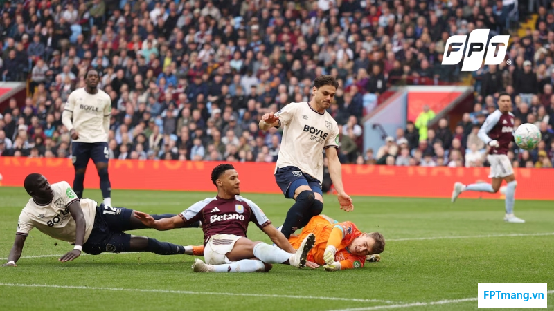 BÃ³ng Ä‘Ã¡ Aston Villa vs West Ham: Aston Villa Ã¡p sÃ¡t MU