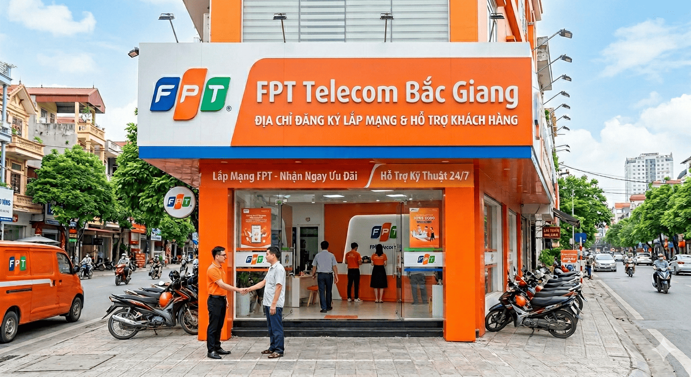 FPT Telecom Bắc Giang |Địa chỉ đăng ký Lắp Mạng và hỗ trợ khách hàng