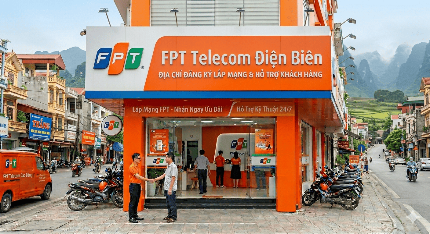 FPT Telecom Điện Biên | Địa chỉ đăng ký Lắp Mạng và hỗ trợ khách hàng